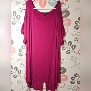 CABLE & GAUGE cold shoulder top 1x